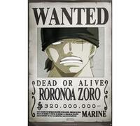Poster affiche enroulé One Piece Poster Wanted Roronoa Zoro 91.5 x 61cm G