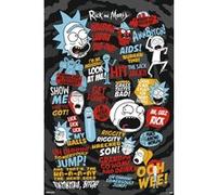 Poster affiche enroulé Rick and Morty Poster Quotes 3 91.5 x 61cm G