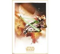 Poster affiche enroulé Star Wars Episode V Poster Millenium Falcon 91.5 x 61cm G