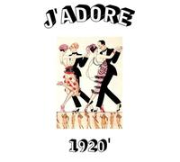 Poster Affiche - FABULOUS BIJOUX - J'Adore 1920 - Vintage - 31cm x 44cm - Décoration murale