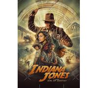 Poster affiche INDIANA JONES ET LE CADRAN DE LA DESTINEE Classic Movie Original Film