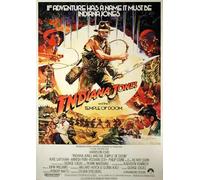 Poster affiche Indiana Jones le temple maudit Classic Movie Original Film