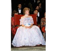 Poster Affiche Lady Diana Princesse Angleterre Robe De Bal Famille Royale 91cm x 134cm