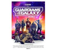 Poster affiche Les Gardiens de la Galaxie Guardians of the Galaxy 3 Classic Movie Original Film
