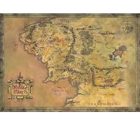 Poster affiche middle earth seigneur des anneaux Classic Movie Original Film