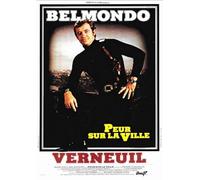Poster affiche Peur sur la ville Belmondo Classic Movie Original Film