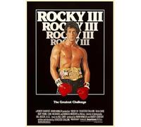 Poster affiche Rocky 3 the greatest challenge Classic Movie Original Film