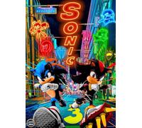 Poster affiche Sonic The Hedgehog 3 Special Edition Classic Movie Original Film