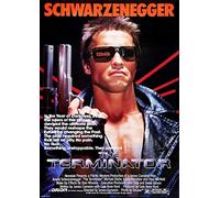 Poster affiche TERMINATOR By James Cameron Movie Culte