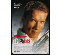 Poster affiche TRUE LIES ARNOLD SCHWARZENEGGER JAMES CAMERON Movie Culte