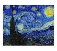 Poster Affiche Vincent van Gogh Nuit Etoilée Peinture Art 61cm x 77cm