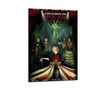Poster AHS Freak Show American Horror Story Décoration murale sur toile pour chambre à coucher 20 x 30 cm