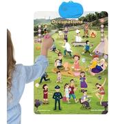 Poster alphabet - éducatifs interactifs amusants avec son - Décoration pour salle de classe préscolaire - Pour la maison, la salle de classe, l'école, le temps familial, l'intérieur