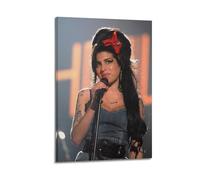 Poster Amy Singer Winehouse 13 sur toile - Décoration murale pour salon, chambre à coucher - 20 x 30 cm
