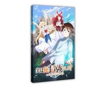 Poster Anime Am I Actually The Strongest sur toile - Décoration murale pour salon, chambre à coucher - 30 x 45 cm