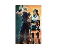 Poster Anime Game Final-Fantasy 7 Rebirth (14) - Impression sur toile - Décoration murale - Affiche d'œuvres d'art - 60 x 90 cm