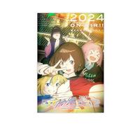 Poster Anime Jellyfish Can't Swim in The Night 2 - Impression sur toile - Décoration pour chambre à coucher, bureau, chambre - Cadeau - 50 x 75 cm