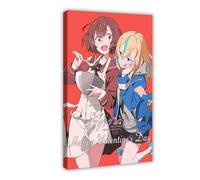 Poster Anime Jellyfish Can't Swim in The Night sur toile - Décoration pour chambre à coucher, bureau, chambre - Cadeau 30 x 45 cm