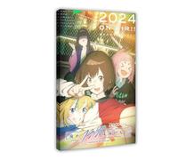 Poster Anime Jellyfish Can't Swim in The Night sur toile pour chambre à coucher, bureau, chambre, cadeau 30 x 45 cm