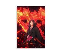 Poster Anime Naruto Uchiha Itachi Susanoo sur toile et décoration murale 50 x 75 cm