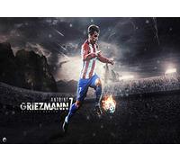 Poster Antoine Griezmann Atletico Madrid Wall Art 01