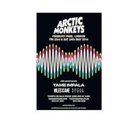 Poster Arctic Monkeys sur toile - Décoration murale pour salon, chambre à coucher - 30 x 45 cm