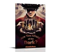 Poster « Are You Afraid of The Dark » - Impression vintage - Art mural décoratif - Esthétique - Décoration sur toile pour salon, chambre à coucher - 30 x 45 cm - Style cadre