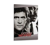 Poster Arme léthale - Film d'action classique Buddy Cop avec aventures explosives de crime (10) affiches art imprimé peinture murale photo à suspendre décoration familiale 50 x 75 cm