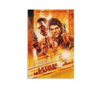 Poster Arme léthale - Film d'action classique Buddy Cop avec aventures explosives de crime (5) Décoration d'intérieur Décoration murale à suspendre Peinture décorative Poster 50 x 75 cm