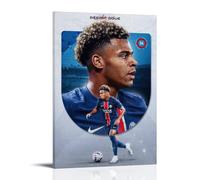 Poster artistique sur toile moderne avec cadre pour chambre à coucher, athlète de football, désir, doue, chambre à coucher, 40 x 60 cm