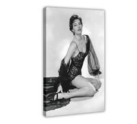 Poster Ava Gardner (4) sur toile - Décoration murale pour salon, chambre à coucher - 60 x 90 cm