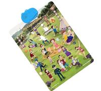 Poster - avec Son interactif et divertissant matériel d'apprentissage - Décoration pour Salle de Classe préscolaire - pour la Maison, la Salle de Classe, l'école, Le Temps Familial - Intérieur et