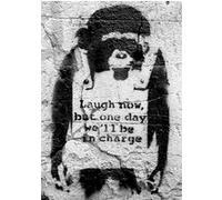 Poster Banksy Singe Laugh now 59 cm x 42 cm G