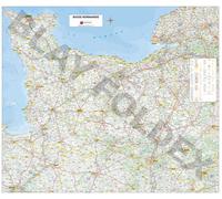 Poster - Basse-Normandie (109 x 94 cm) | Blay Foldex