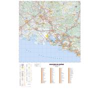 Poster - Bouches-du-Rhône (119 x 85 cm) | Blay Foldex - Papier 150 g avec plastification mate