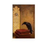 Poster Briton Riviere - A Saint From The Jackdaw Of Rheims - Décoration murale sur toile pour chambre à coucher, bureau, cuisine, cadeau sans cadre - 60 x 90 cm