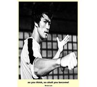 Poster Bruce lee Citation Motivation wall art