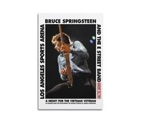 Poster Bruce Singer Springsteen 7 sur toile pour décoration murale de salon, chambre à coucher (60 x 90 cm)