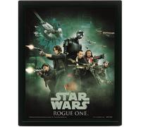 Pyramid International - Cadre lenticulaire 3d - Vrai effet de mouvement et de profondeur - Star wars -Empire - Idée cadeau anniversaire - 25.5x20.5 - Licence officielle