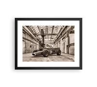 Poster Cadre Noir 40x30 cm Affiche Architecture Autos - 4918 - P2B