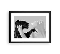 Affiche Poster 40x30cm Tableaux Image Photo Noir Blanc Statue Wall Art