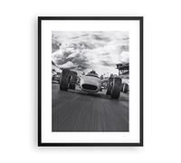 ARTTOR Affiche Decoration Murale Moderne Poster Cadre Noir 40x50cm Formule 1 Noir Et Blanc Deco Affiches Murales Wall Art Design Tableau Decoration Salon Chambre Cuisine Decor P2BPA40x50-4127