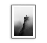 Poster Cadre Noir 50x70 cm Affiche Noir et Blanc Paysages - 5283 - P2B