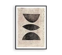 Poster Cadre Noir 70x100 cm Affiche Abstrait Art - 5099 - P2B