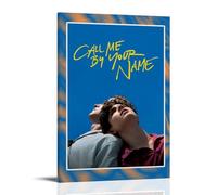 Poster Call Me by Your Name sur toile, peinture à l'huile sur toile, poster d'art à suspendre, décoration murale, style cadre, 30 x 45 cm