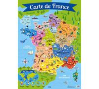 Poster carte de france min 5 - Mattia Cerato - Lito - Jeux livres objets