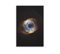 Poster céleste en forme d'œil, nébuleuse dans l'espace - Art mural moderne sur toile - Décoration esthétique - 40 x 60 cm - Style sans cadre