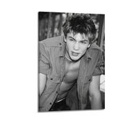 Poster Chad Michael Murray - Impression sur toile - Décoration murale esthétique de musique et de film - Pour salon, chambre à coucher, 20 x 30 cm - Style cadre