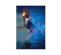 Poster chanteur Mylene Farmer 29 sur toile - Décoration murale - Pour salon, chambre à coucher - 40 x 60 cm - Sans cadre :