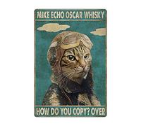 Poster Chat comment copiez-vous ? Over Retro Metal Tin Signs For Street Garage Family Cafe Bar Man Cave Farm Wall Decor Vintage Metal Sign
